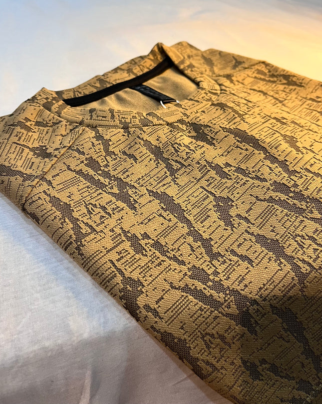 Self-Printed Air Mesh Cotton Polyester