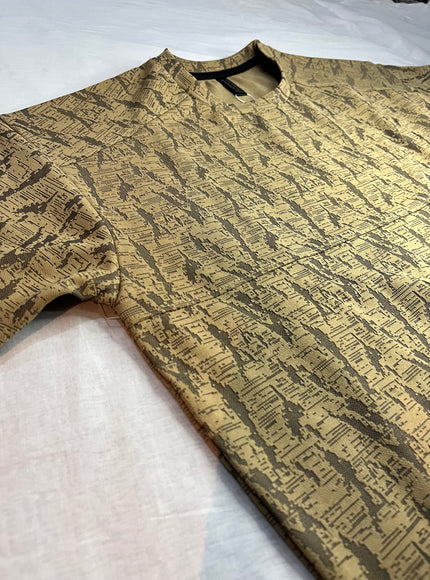 Self-Printed Air Mesh Cotton Polyester