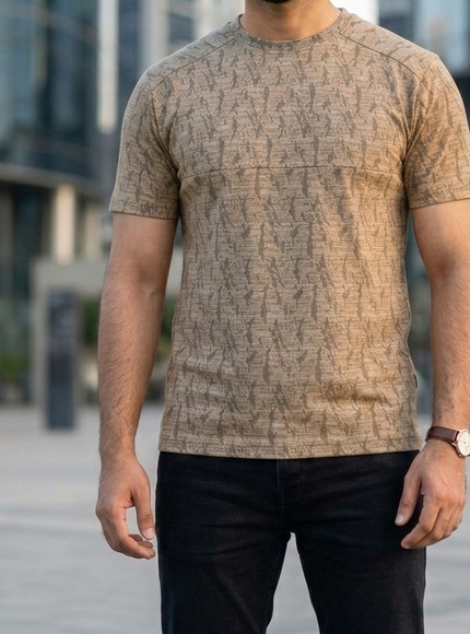 Self-Printed Air Mesh Cotton Polyester