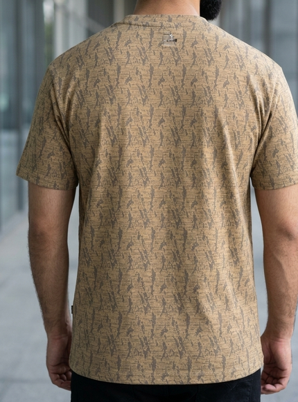 Self-Printed Air Mesh Cotton Polyester