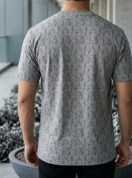 Self-Printed Air Mesh Cotton Polyester