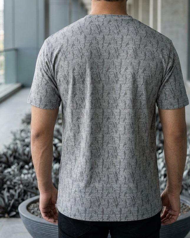 Self-Printed Air Mesh Cotton Polyester